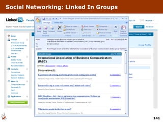 Social Networking: Linked In Groups 
