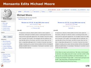 Monsanto Edits Michael Moore 