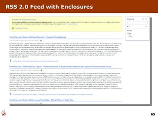 RSS 2.0 Feed with Enclosures 