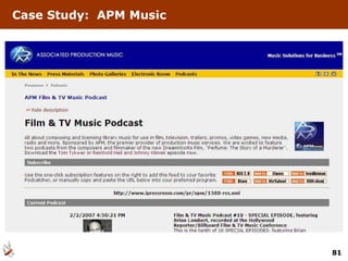 Case Study:  APM Music 