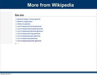 More from Wikipedia
Monday, April 29, 13
 