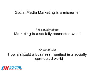 Social Media beyond Marketing