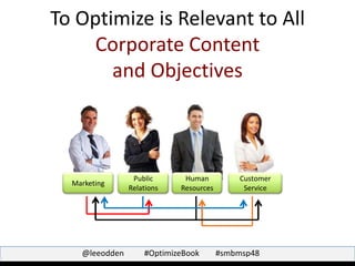 Social Media & Content Marketing - An Optimized Approach #OptimizeBook