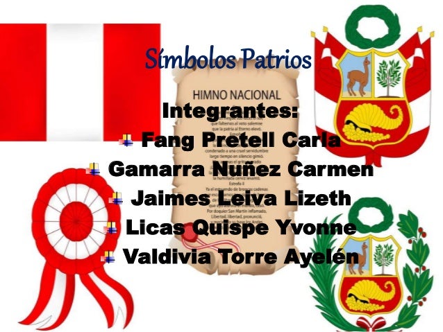 Símbolos Patrios De Perú
