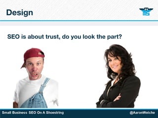 Design SEO is about trust, do you look the part? 