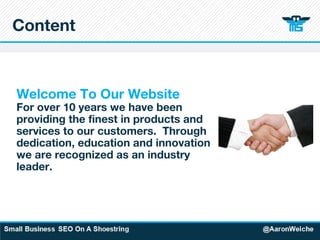 Content Welcome To Our Website For over 10 years we have been providing the finest in products and services to our customers.  Through dedication, education and innovation we are recognized as an industry leader. 