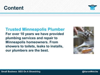 Content Trusted Minneapolis Plumber For over 10 years we have provided plumbing services and repair to Minneapolis homeowners. From showers to toilets, leaks to installs,  our plumbers are the best. 