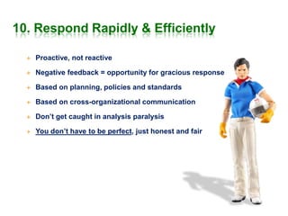 How to Become an SMB Super Hero in 2010Embrace Your CallingAbide by a Moral Code Dress to ImpressSecure BackupEstablish Mission ControlDevelop Your Super SensesMaster Some Super ToolsRespond Rapidly & EfficientlyBeware of PitfallsNeutralize your Nemeses