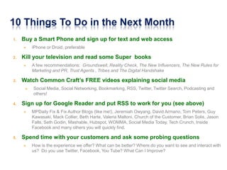 5. Establish “Mission Control”Monitor Your TerritoryReceive Communications & AlertsMeasure Risks & ThreatsDevelop & Launch Action PlansIncubate InnovationLearn & CollaborateRecharge, Recuperate from InjuryRefine / Hone Super SkillsMISSION = PLANCONTROL = PROCESS