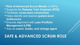 Safe Roles Rte SMC-AAE: SAFe Advanced Scrum Master Certification – Complete Guide | PPTX