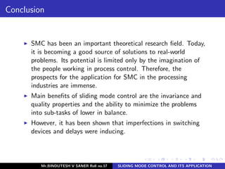 SLIDING MODE CONTROL AND ITS APPLICATION | PDF