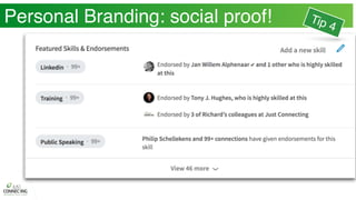 Personal Branding: social proof! Tip 4
 