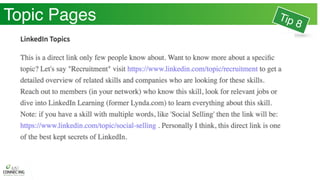Topic Pages Tip 8
 