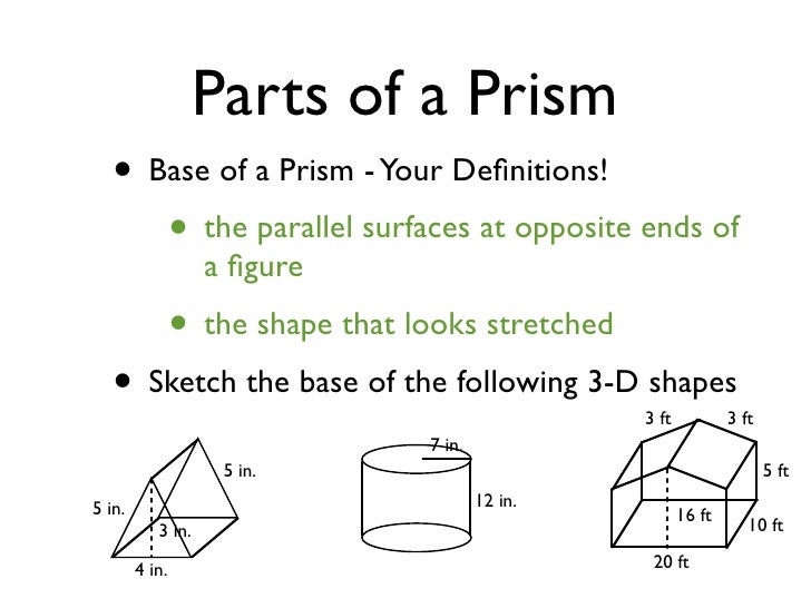 Smc3 direct lesson 76 volume of prisms and cylinders