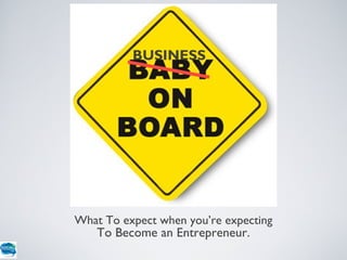 What To expect when you’re expecting
To Become an Entrepreneur.
BUSINESS
 