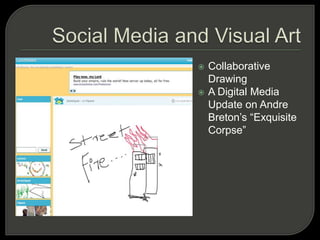 I don’t care, it was awesome.Social Media and Visual ArtCollaborative Drawing