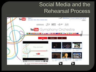 Social Media and the Rehearsal Process