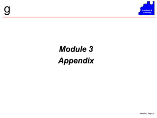 Module 3 Appendix 