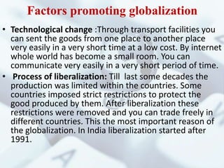 Globalization & managing change