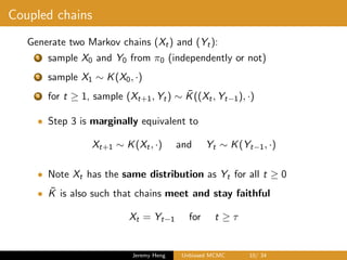 Unbiased Markov chain Monte Carlo | PDF