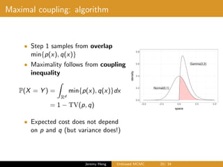 Unbiased Markov chain Monte Carlo | PDF
