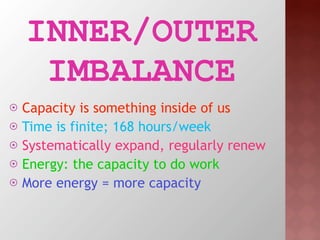 FOUR SOURCES
  OF ENERGY
 
