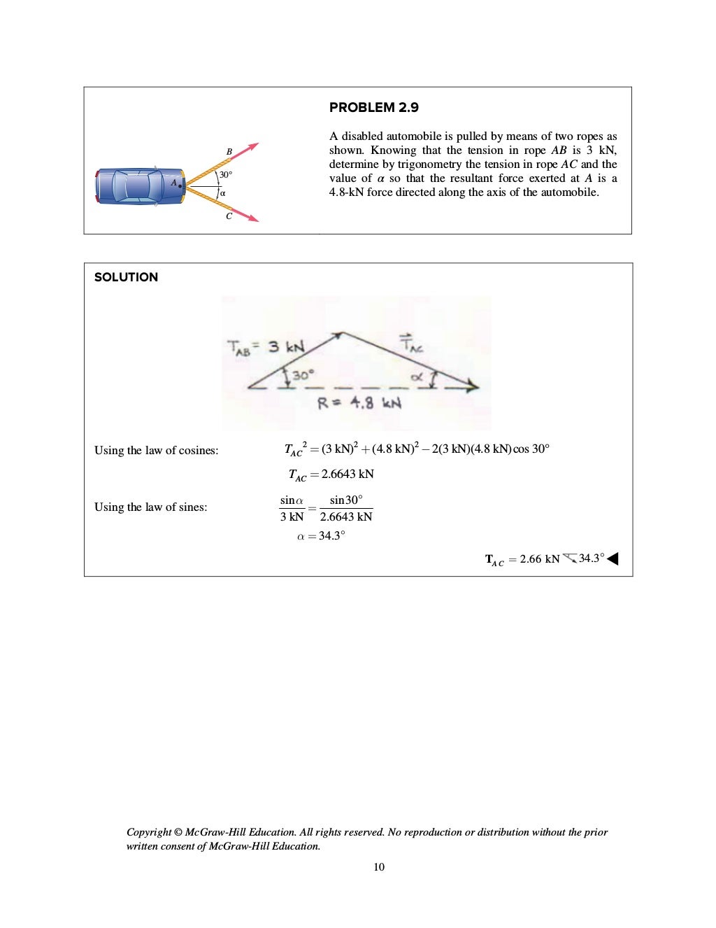solution manual Vector Mechanics for EngineersStatics Beer Johnston