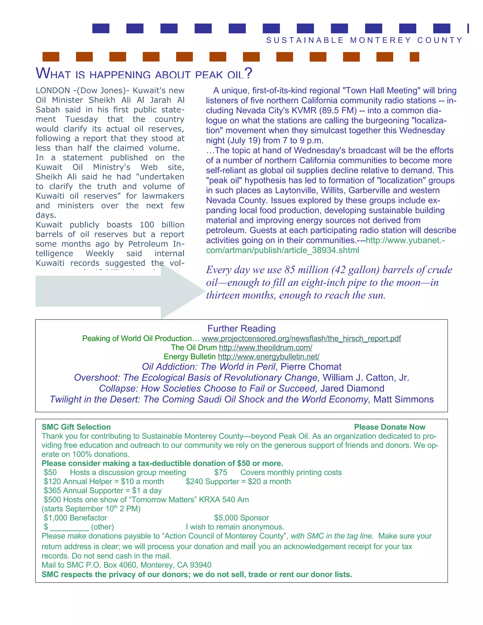 Smc Newsletter August 06