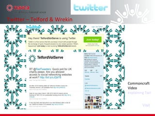 High number of clients/potential clients have Facebook page, but only use if your audience are already there Links to blog Can have separate Facebook page for business activities They have the technology to make it quick and easy It provides them with an extra web presence It gives a face and a personality to your organisation Why these Tools? 