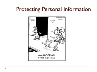 Protecting Personal Information
 