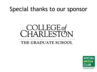 Special thanks to our sponsor
 