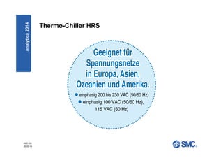 SMC-DE
20.03.14
Thermo-Chiller HRSanalytica2014
 
