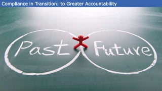 6© GRC 20/20 Research, LLC • www.GRC2020.com
Compliance in Transition: to Greater Accountability
 
