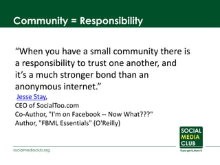 Profile Page Navigation & TipsProfiles Page is what others see.