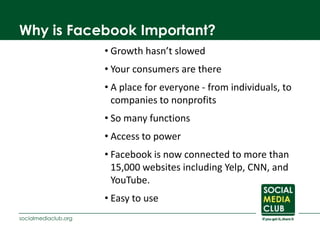 Why is Facebook Important?Growth hasn’t slowed