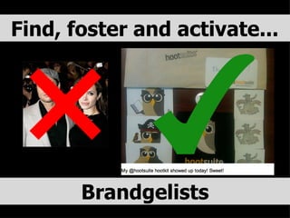 Find, foster and activate... Brandgelists 