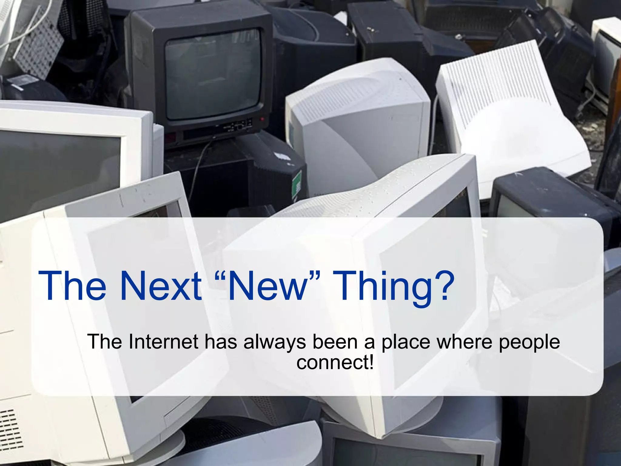 By 2013, more Internet traffic will happen on mobile devices than computers. 80% of Twitter usage is on mobile devices. 