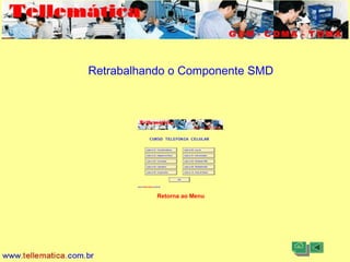 11/08/2004 - 10:30 Criação e Desenvolvimento Tellemática Telecom18
Retrabalhando o Componente SMD
Retorna ao Menu
 