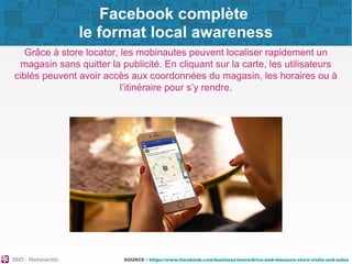 SMD - Mediaventilo SOURCE : https://www.facebook.com/business/news/drive-and-measure-store-visits-and-sales
Facebook compl...