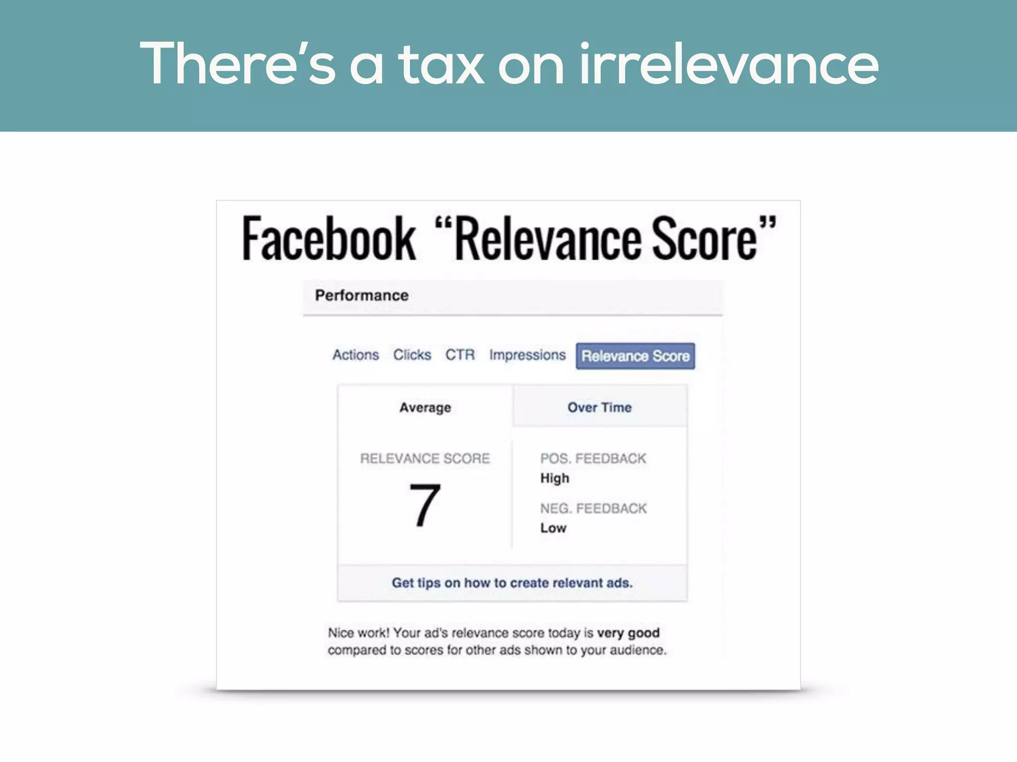 There’s a tax on irrelevance
 