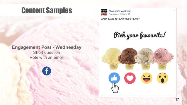 chapman s ice cream social media campaign presentation