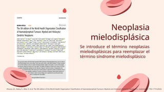 SINDROME MIELODISPLASICO HEMATOLOGIA.pptx