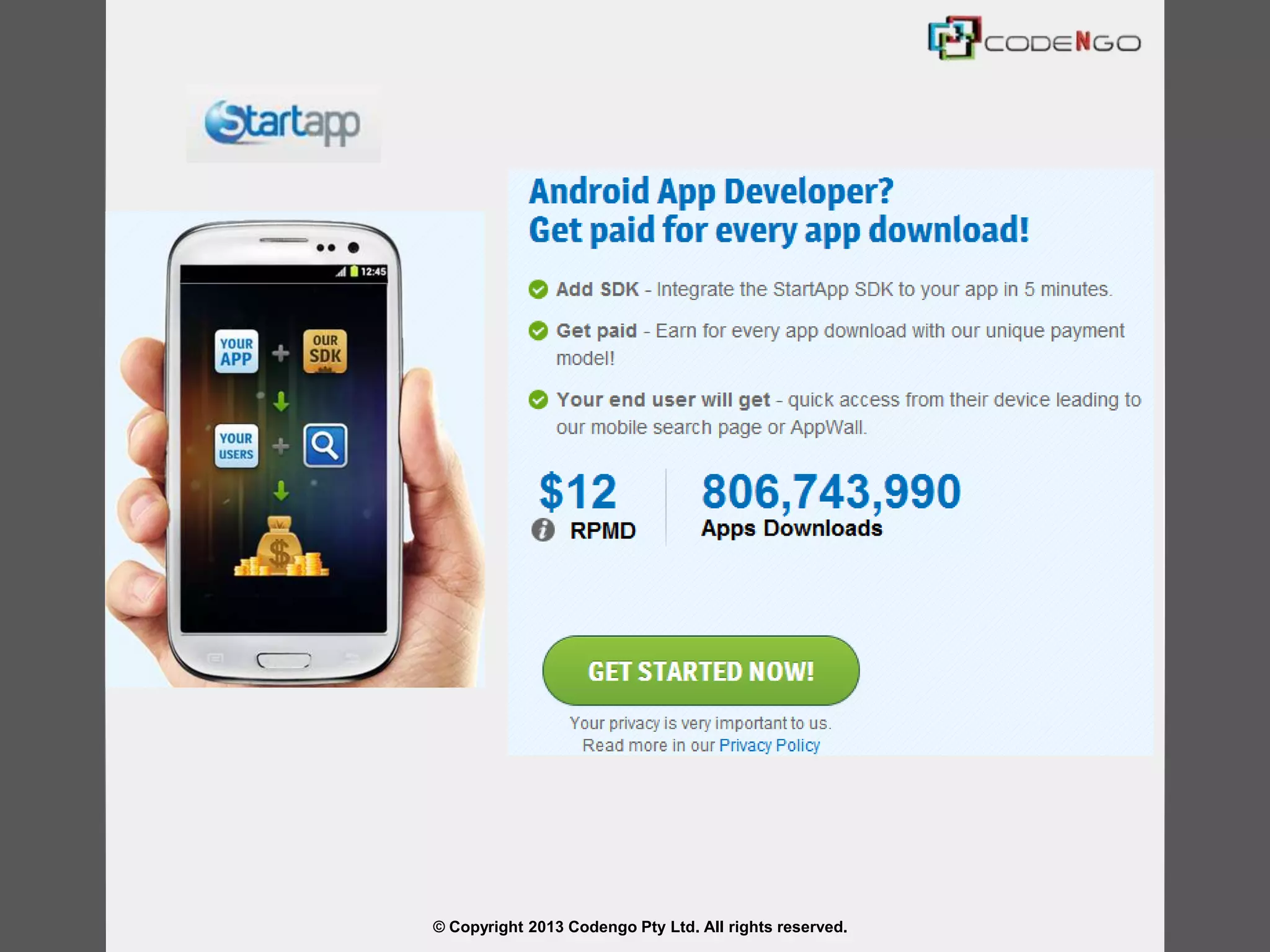 © Copyright 2013 Codengo Pty Ltd. All rights reserved.
 