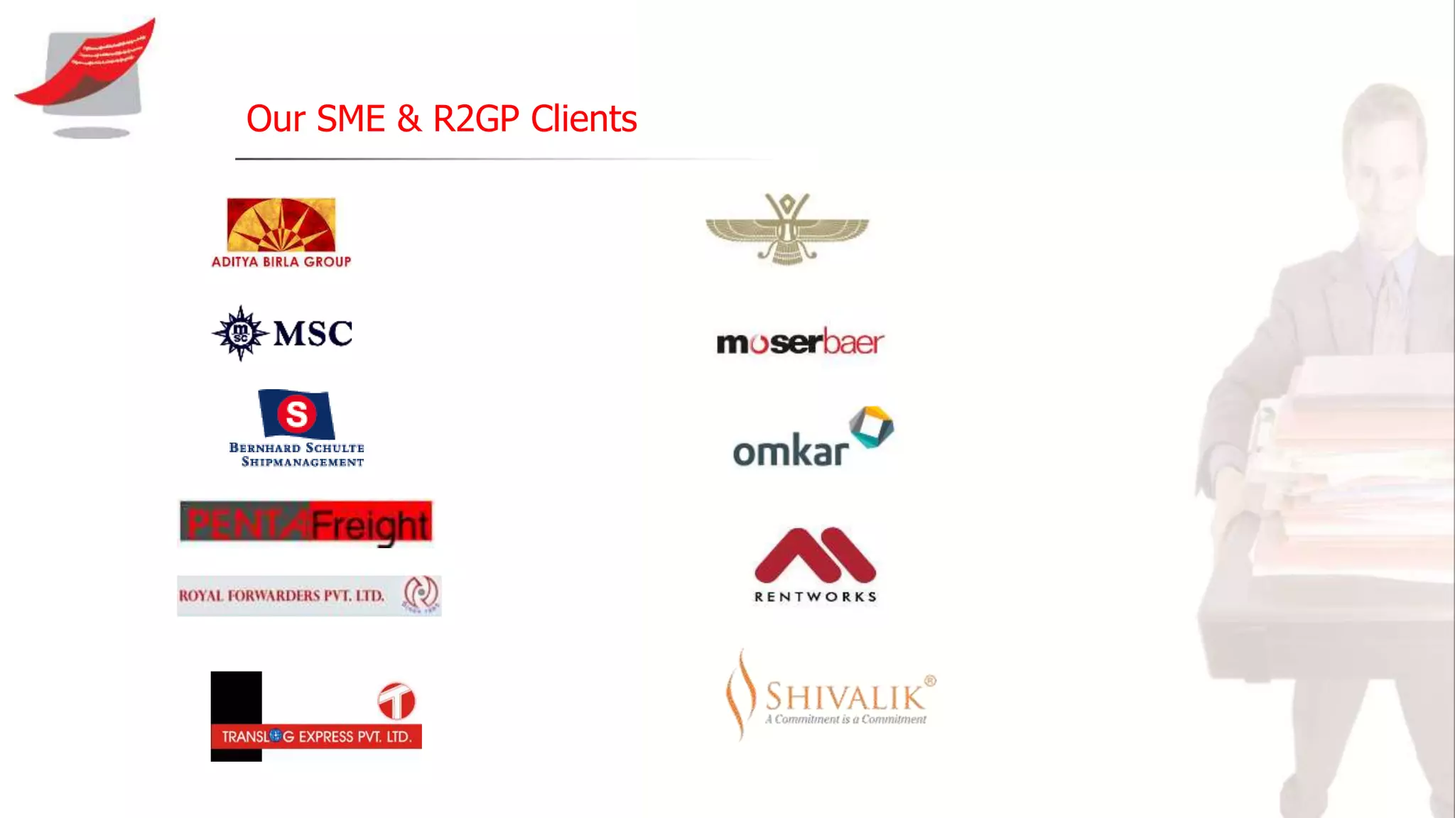 Our SME & R2GP Clients
 