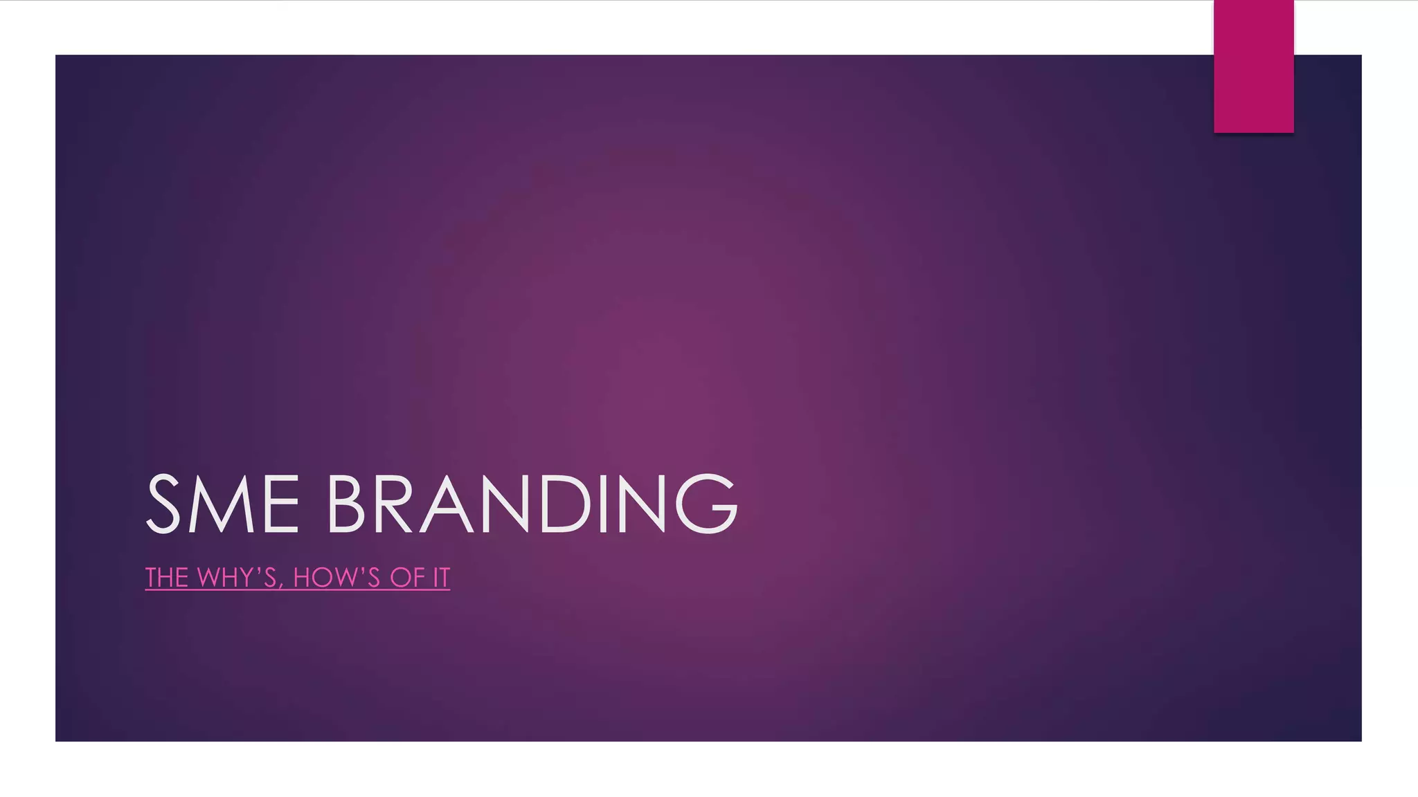 SME Marketing Solutions | PPT  SME Marketing Solutions