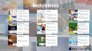 5
Industries
Copyrights reserved © 2021 SME Consulting
 