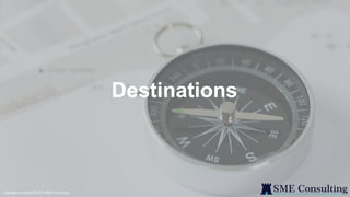 6
Destinations
Copyrights reserved © 2021 SME Consulting
 