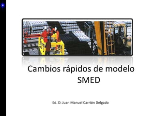 Cambios rápidos de modelo
SMED
Ed. D. Juan Manuel Carrión Delgado
 