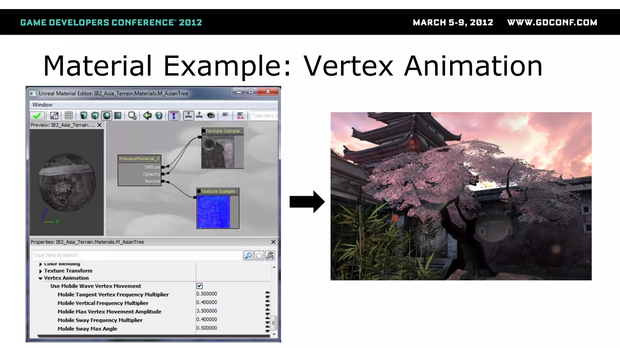 Material Example: Vertex Animation
 