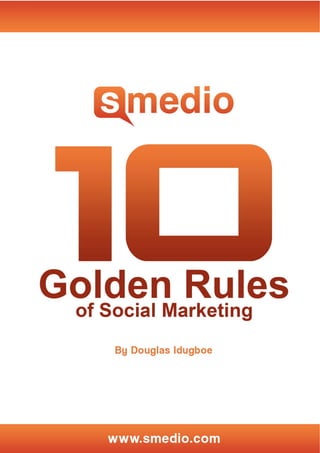 10 Rules of Social Marketing